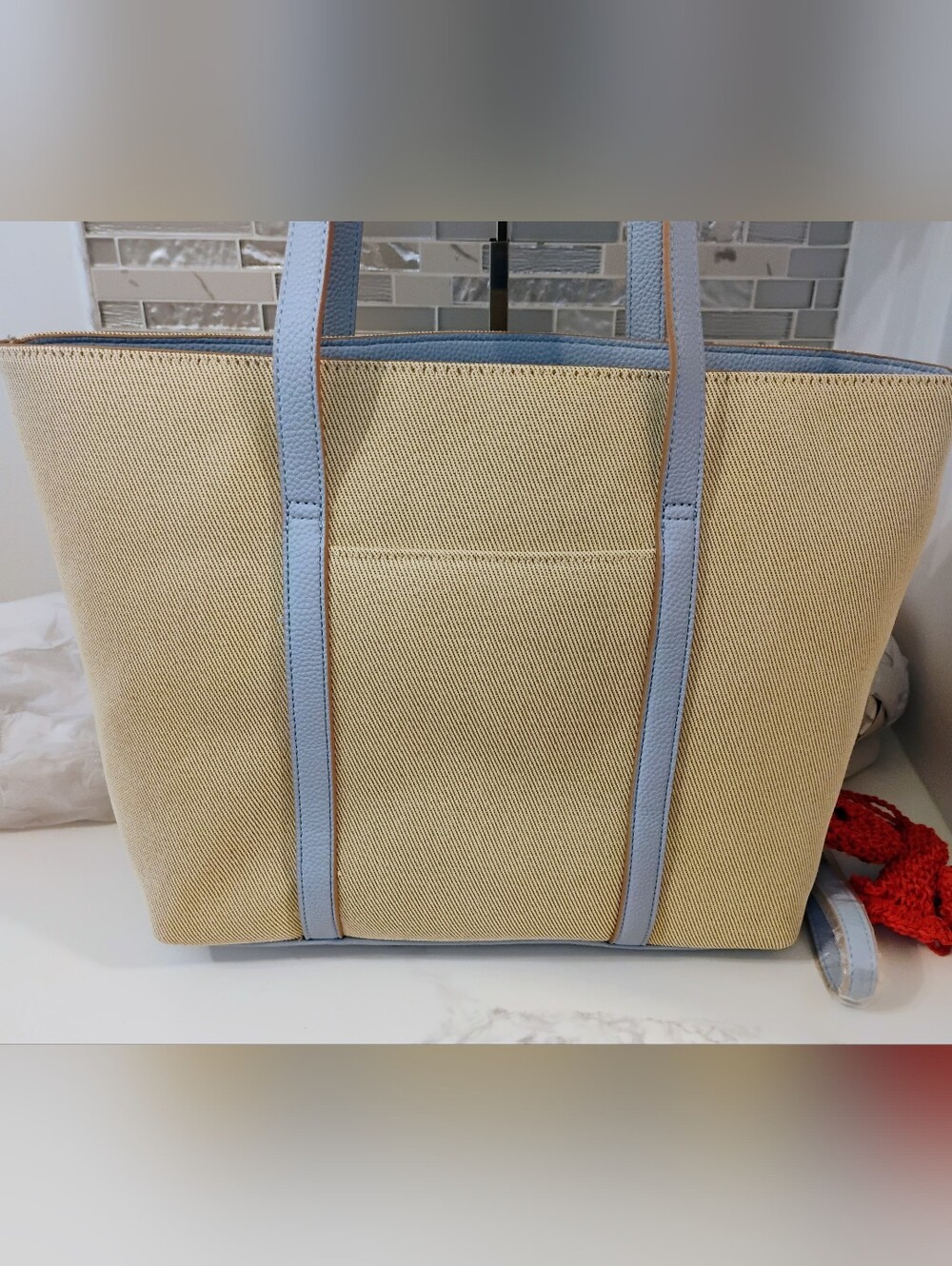 NWT 5fer Nanette Lepore Tote, Crossbody, Wristlet, Change Purse & Bag Charm GHW - Picture 9 of 16